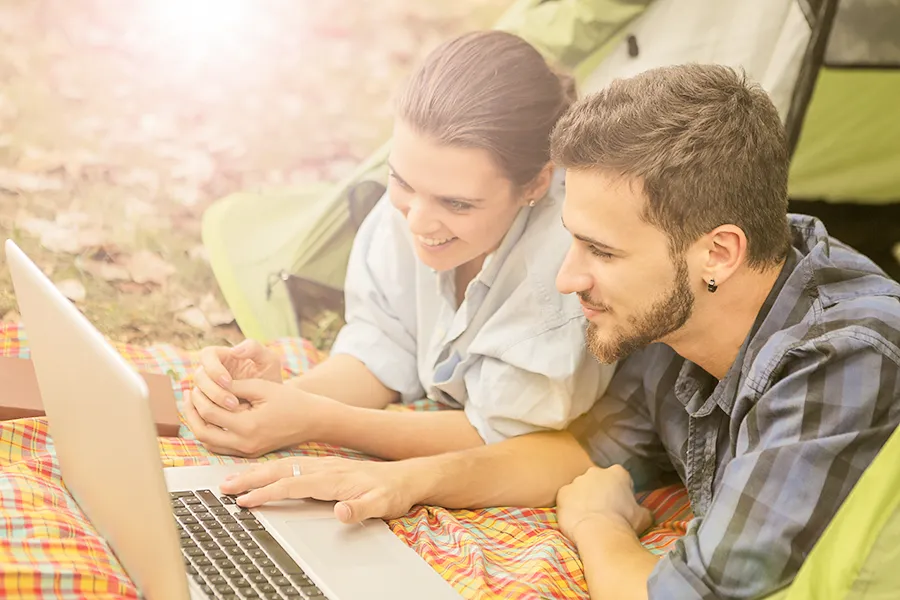 camping wifi tranche sur mer